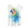 Women Tees Fashion Summer Blouse Print T-shirt Short Sleeve Tops
