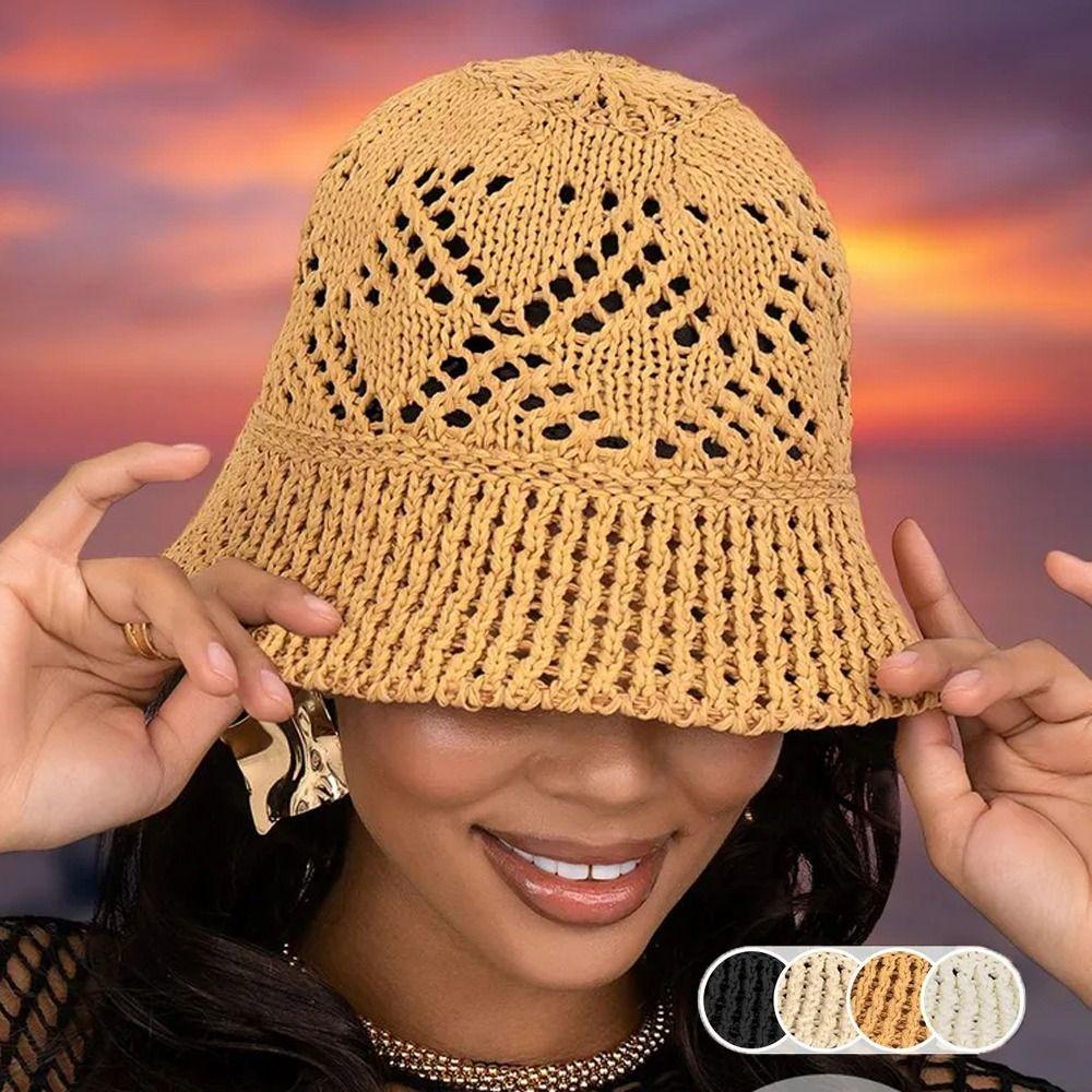 Vintage Damen Fischerhut Faltbarer Hut mit breiter Krempe Langlebiger Sommer Sonnenhut Garten