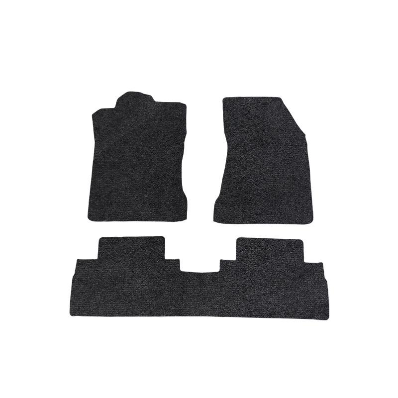 Durable Black Floor Mats for Jianghuai iEV 2014-2017, Custom-Fit Velour Nylon Mats