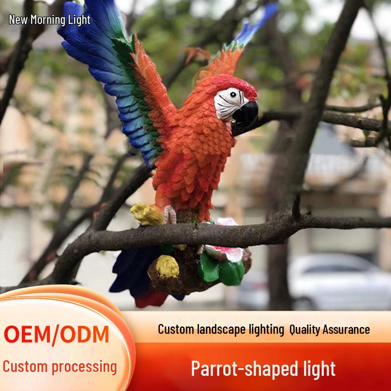 

Parrot-Shaped Outdoor Resin Light for Garden, Courtyard, or Villa Decor No