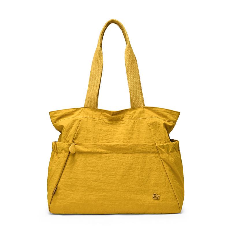 Large Capacity Nylon Tote Bag for Women, Lightweight Waterproof Shoulder Handbag with Multiple Pockets for Travel and Daily Commute