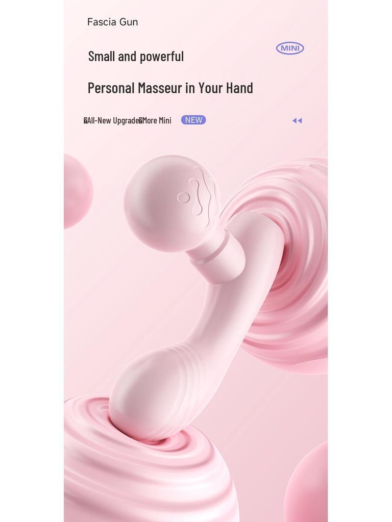 New Model Women's Dual-Head Silent Waist & Back Massager