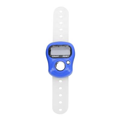 Contatore Elettrico da Dito con LCD a 5 Cifre Azzerabile Contatore Manuale per Pregare e Camminare Blu Scuro