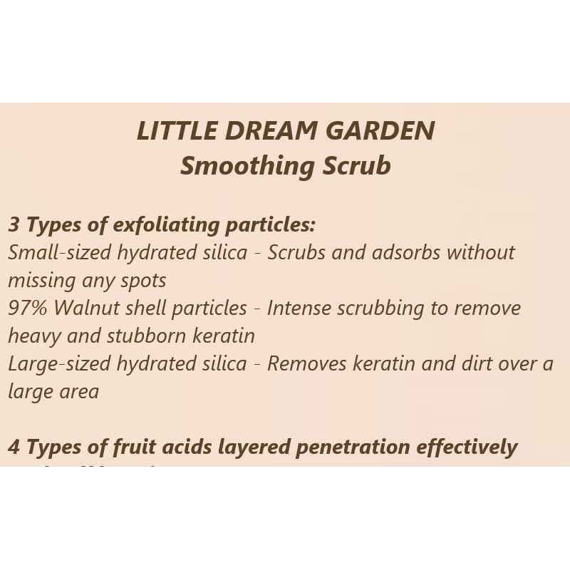 LITTLE DREAM GARDEN - Smoothing Scrub- Orange