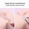Practice Mannequin Head Easy Attachment Smooth Soft Professional Lash Mannequin Head for Makeup Training