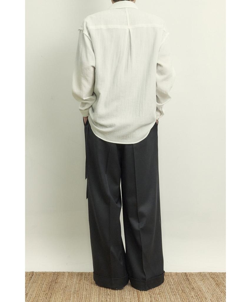 YOUTH String Wide Pants - Black