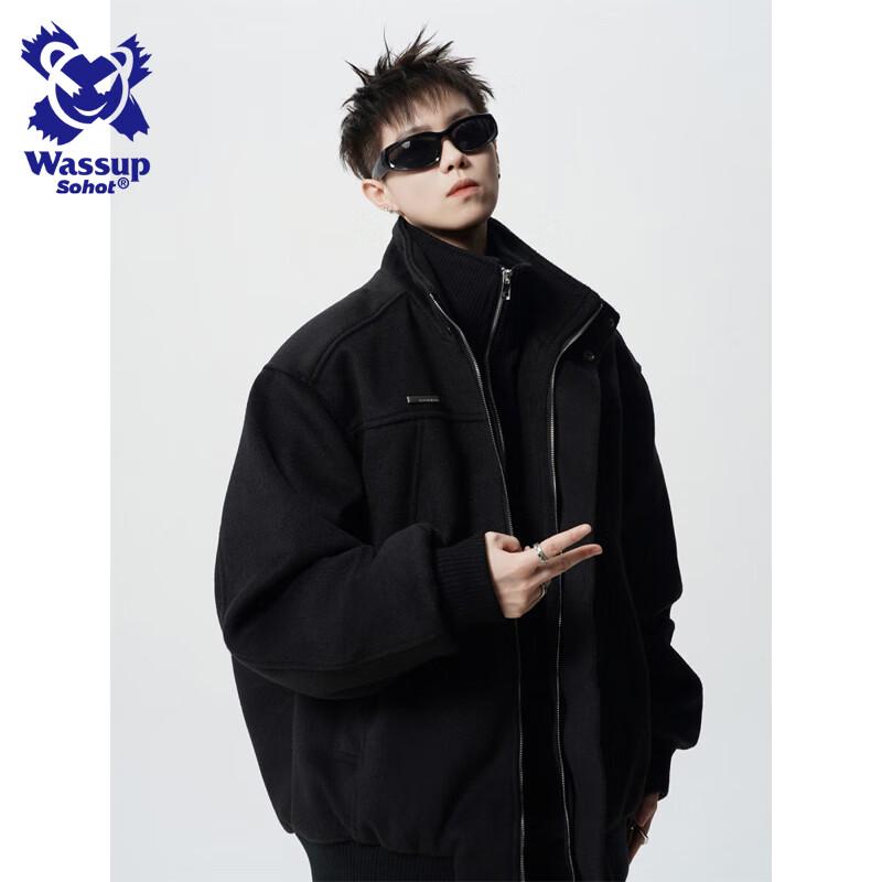

Wassup Sohot Men s Faux Two-Piece Padded Jacket 3XL