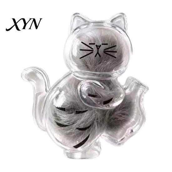 Transparent Vase Magnet Cat Whiskers Holder Refrigerator Magnet, Furs Keepsake Furry Friend Memory Fridge Pet Memorial Decoration for Home,