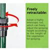 Extendable 360 Degree Swiveling 3 Arm Metal Sprinkler Featuring Solid Metal Base For Large Area Coverage