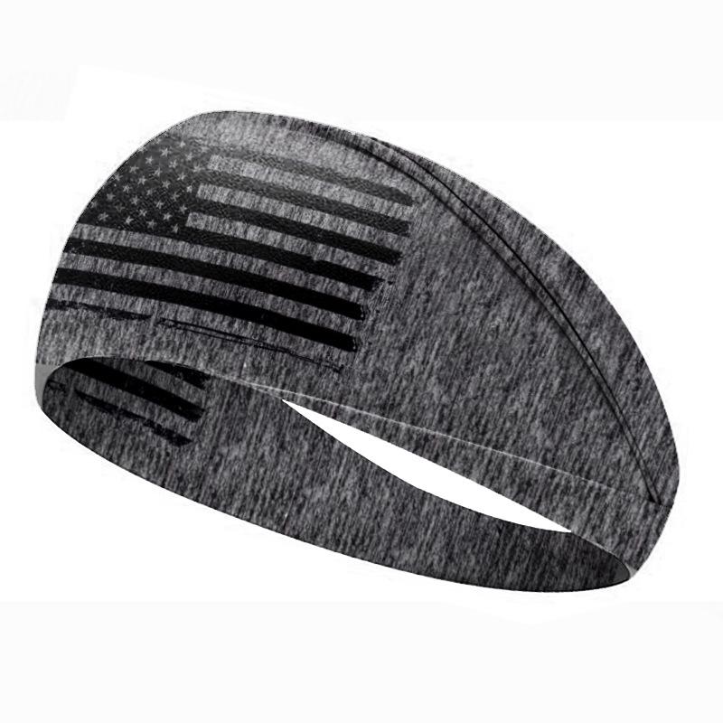 American Flag Independence Day Headband Sporty Elastic Headband, Women's Fashionable Crisscross Wide Headband Hair Accessory