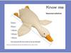 Plush Big White Goose Sleeping Pillow - Duck Toy Doll Birthday Gift