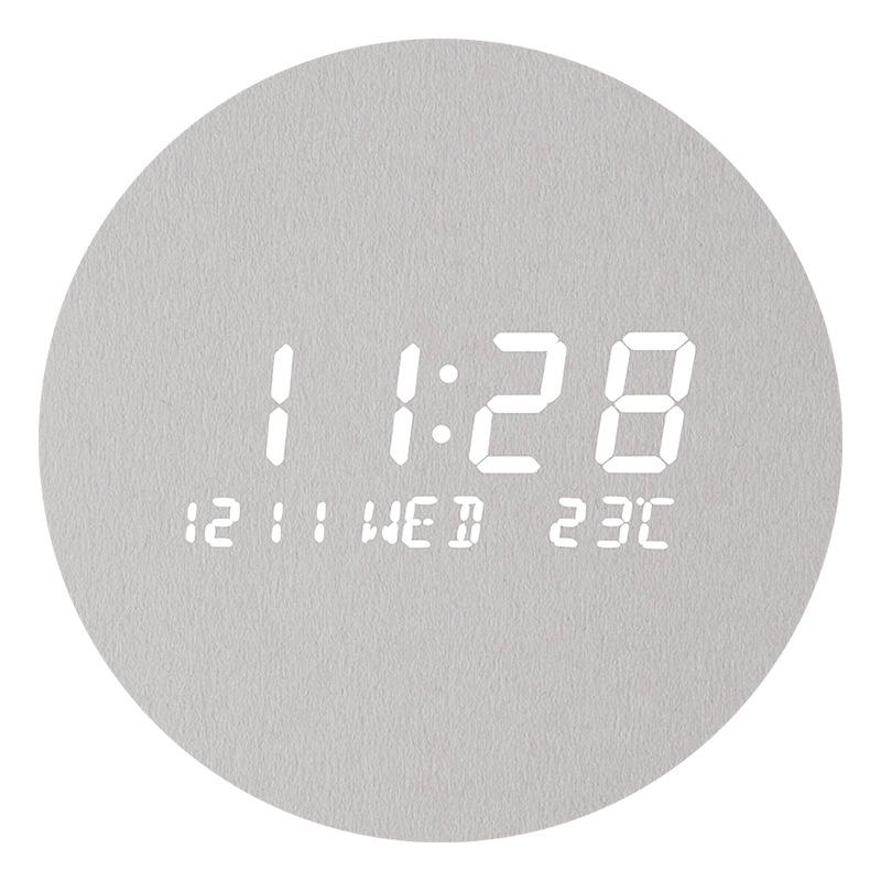 LED Wall Clock Creative Clock Living Room Home Bedroom Silent Clock Nordic Style Fashion Wall Clock
