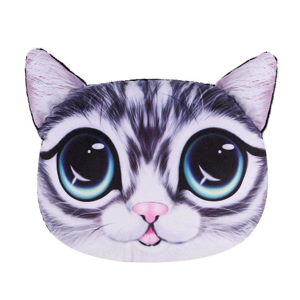 Funny Cat and Dog Seat Headrest Car Shoulder Pad Set Neck Protection Pillow Cute Cartoon Car Interior