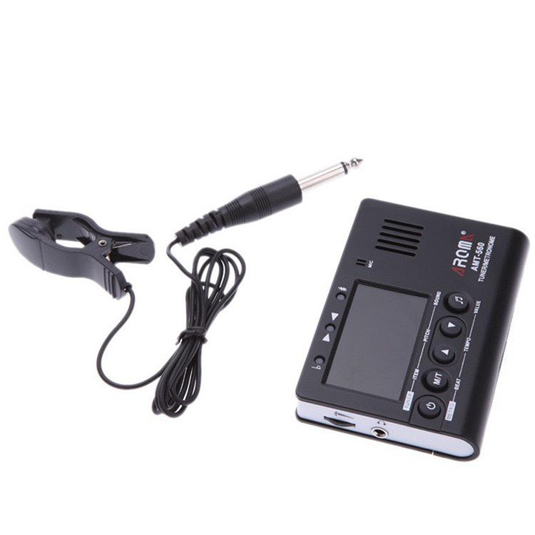 Anoma AMT-560: 3-in-1 Guitar & Chromatic Tuner with Metronome, Battery Operated.