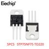 5 Stück STP75NF75 P75NF75 80A 75V TO-220 Trioden-Transistor-Kit Transistor-Sortiment Transistor-Kit