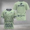 Professionelles Padel-Sport-T-Shirt mit kurzen Ärmeln, atmungsaktiv, schnelltrocknendes Gewebe, teamindividuell anpassbar für Training, Match, täglichen Sport