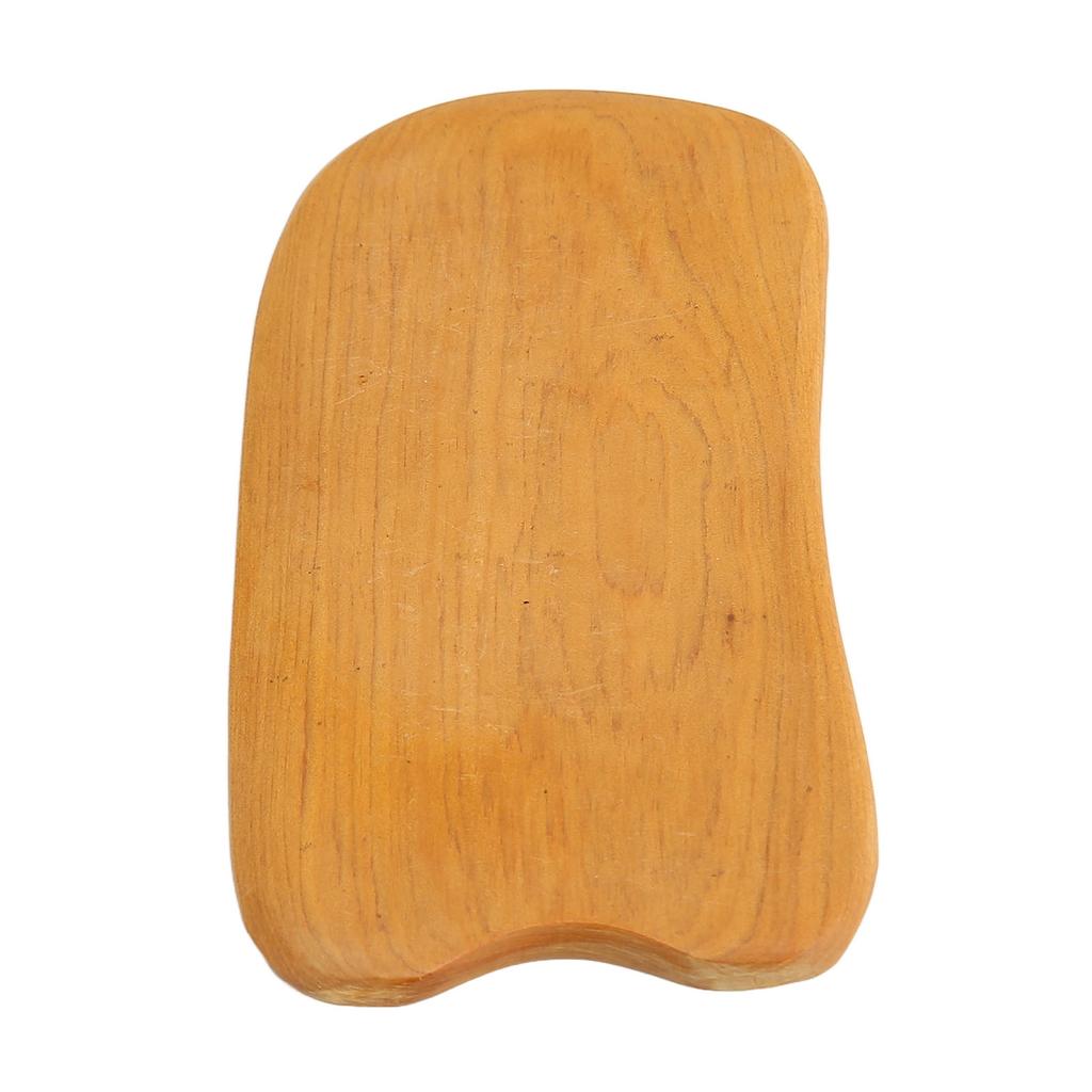 Wood Gua Sha Board Comfortable Grip Rectangular Ergonomic Portable Scraping Massage Tool for Body Beauty