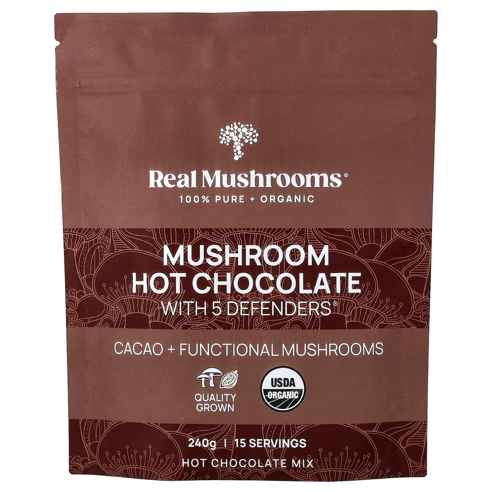 iHerb Mushroom Hot Chocolate - Defenders Blend, 240g