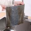 50/1Pcs Microfiber Bamboo Charcoal Cleaning Towel Super Absorbent Non-Stick Oil Soft Dish Wipe Kitchen Towel Cleaning Cloth Rags