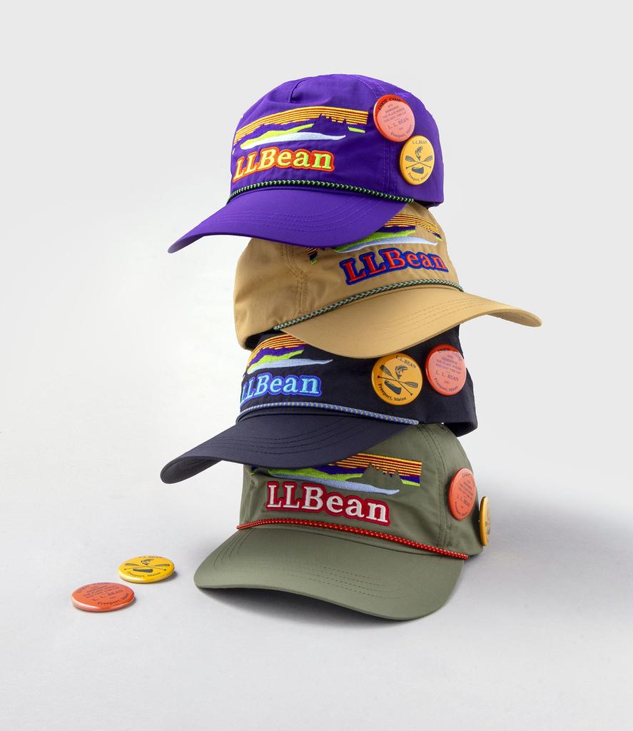 [L.L.Bean] Men's Tin Badge Five-Panel Cap, Size L, Purple, CK05535006