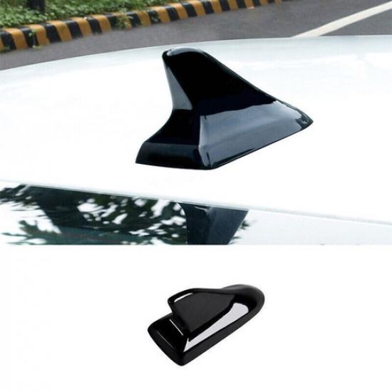 Fit For Honda Civic 2016- ABS Black Shark Fin Antenna Aerial Cover Trim 1PCS