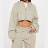 Womens 2025 Long Sleeve Casual Sporty Hoodie Pants Set Streetwear Outfit In Solid Colors