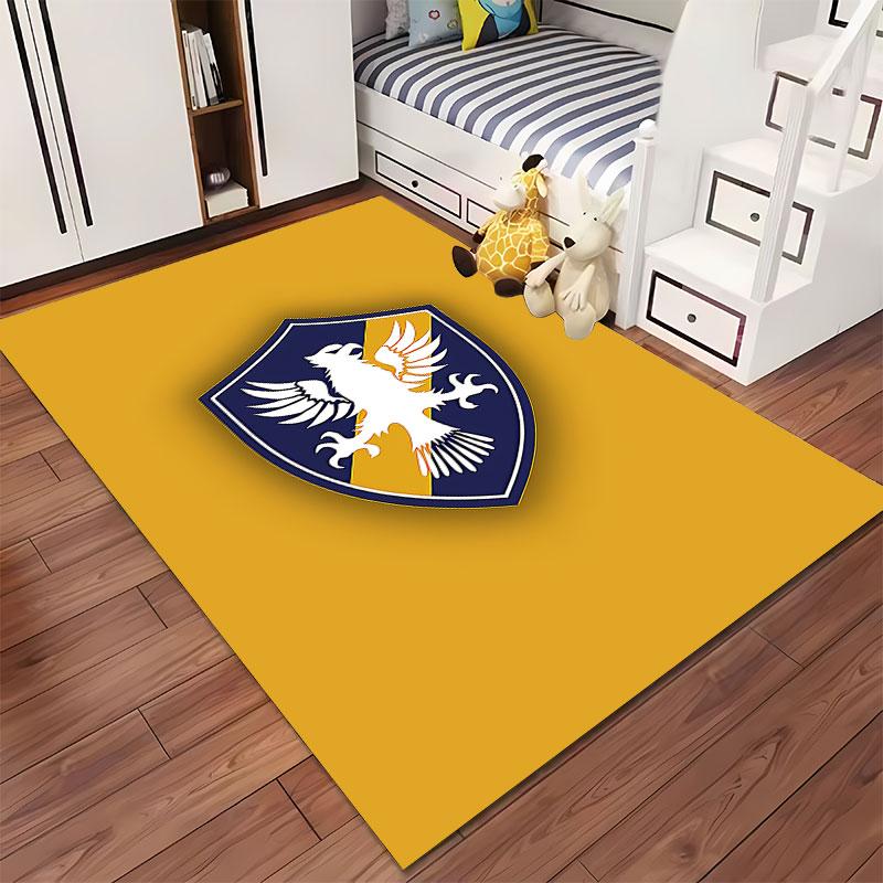 Eagle Emblem on Shield Carpet suitable as a non-slip mat for the living room or bedroom sofa