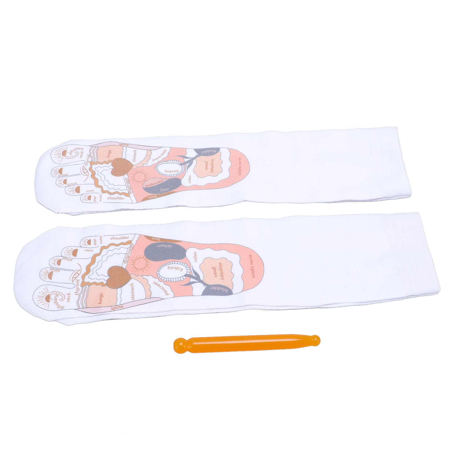 

2 пары длинных носков с фиксирующей фиксацией, хлопковые мягкие нескользящие носки, набор с фиксирующей фиксацией