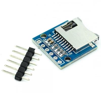 Micro Mini SD Speichererweiterungsplatine Mini Micro SD TF Karte Speicher Shield Modul mit Pins für Arduino