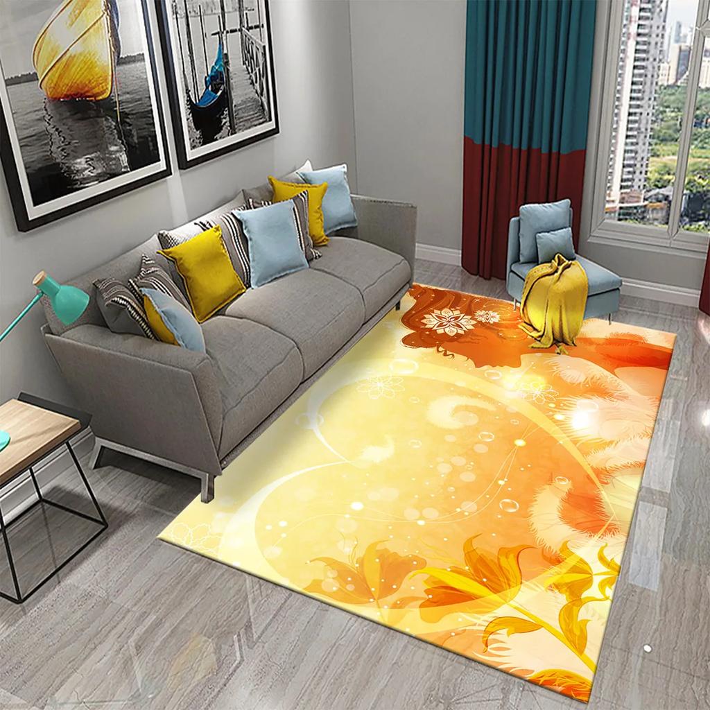 3D Lovely Cute Cartoon Pink Girl Carpet Girl Teen Bedroom Living Room Door Entrance Decoration Rug Bathroom Kitchen Non-slip Mat