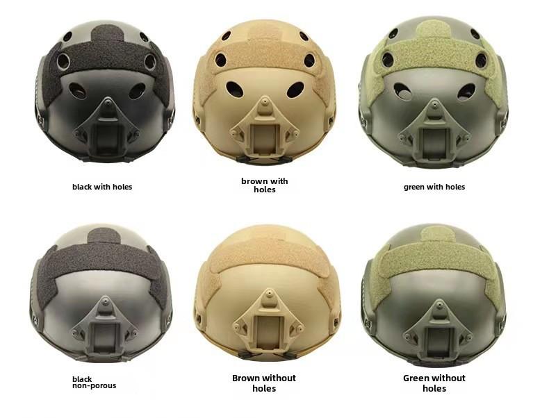 FAST Tactical Rail Helmet for Outdoor Sports, Cycling, Mountaineering, and Real CS Training