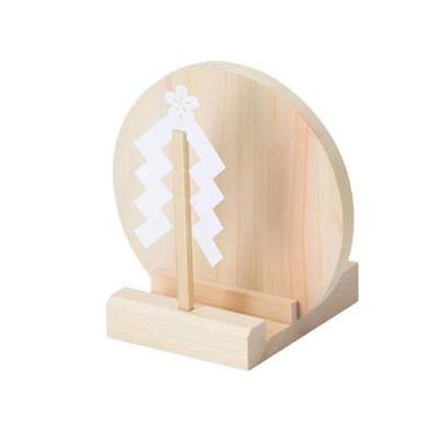 Shinto Shrine and Paper Amulet Stand [Kamisama and Paper Drops with Cherry Blossoms] Modern Shinto Shrine Amulet Stand for Celebrations, Protection