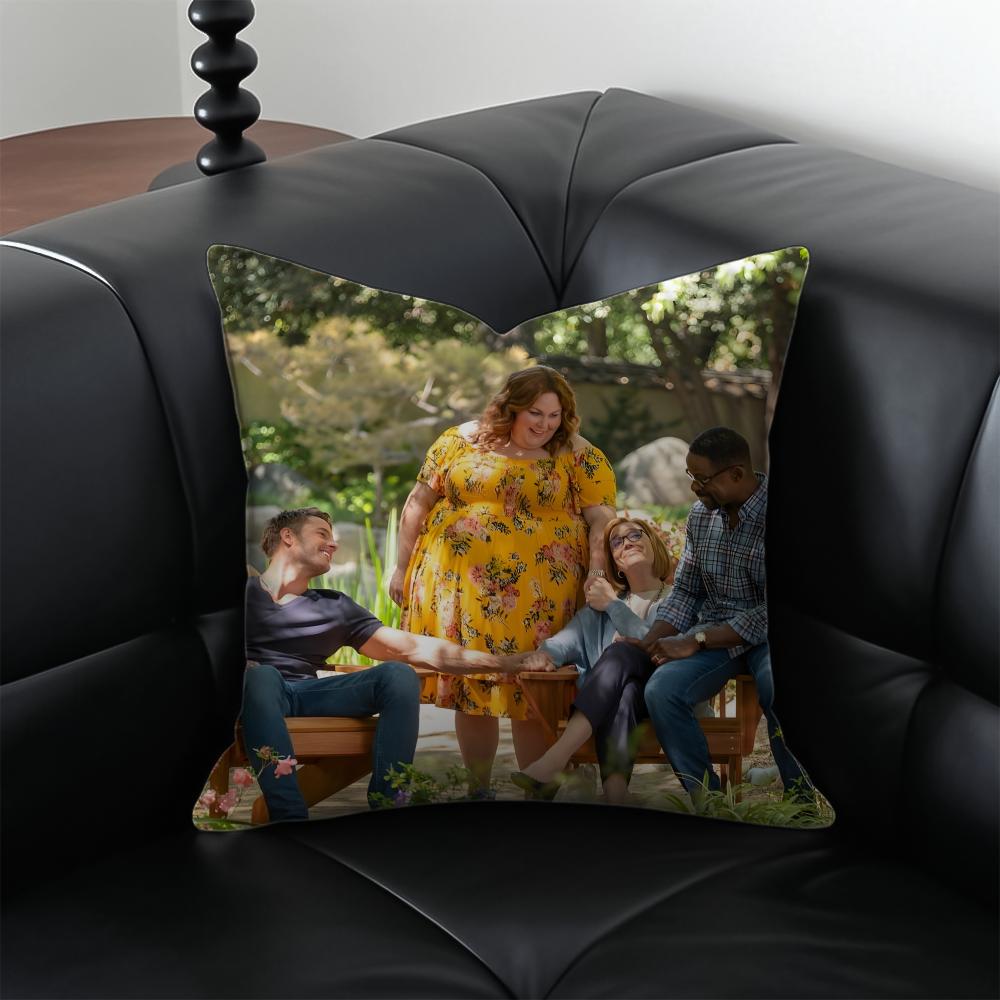 KKate Pearson Pillow TV Character Cushion Cover Pillow Case Antidustmite Invisible zipper silky plush cushion