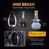 2Pcs Car Mini CSP LED H1 H4 Headlight H3 H7 H8 H11 Decoding Canbus 80W 16000LM Super Bright Fog Light HB3 HB4 9005 9006 HIR2 9012 Hi Lo Lamp Bulbs