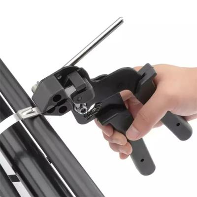 Crimper Cable Ties Fasten Plier Metal Automatic Zip Tensioning Tool Durable Cable Ties Plier
