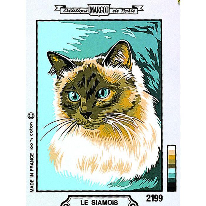 Canevas Pénélope Antique Le siamois 30x40cm