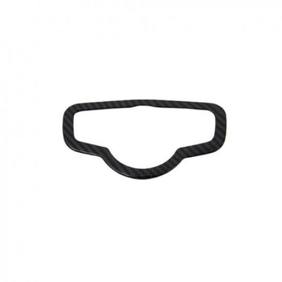 for Benz E-Class 2016- ABS Carbon Fiber Headlight Button Frame Cover