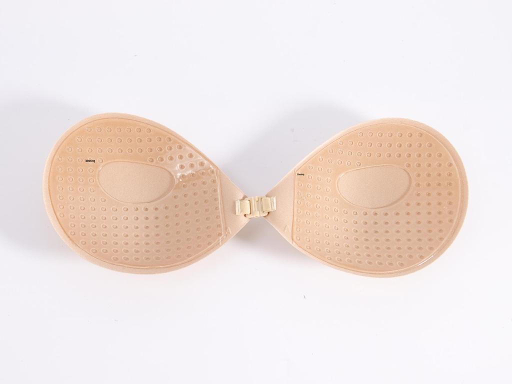 Round Silicone Breathable Nipple Covers: La La Goddess Strapless Camisole Wedding Dress Bra