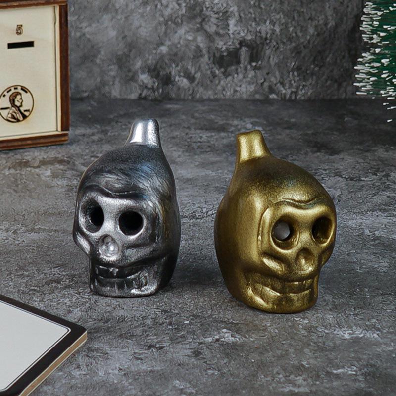 Aztec Whistle Ghost Ocarina: Haunted House Prop & Easter Party Instrument