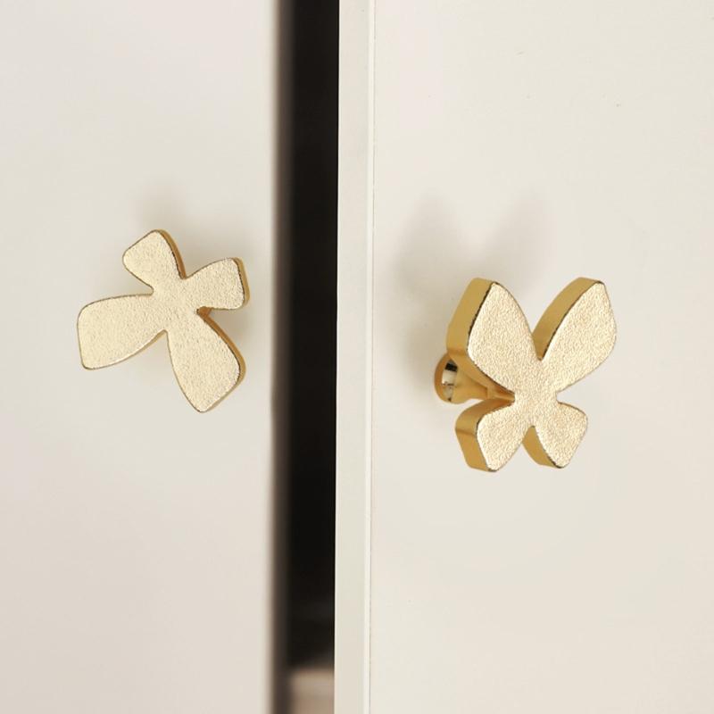 Upgrades S Elegant Butterfly Drawer Pulls Solid Metal Construction Ergonomic Grip Smooth Operation Home Office Upgrades
