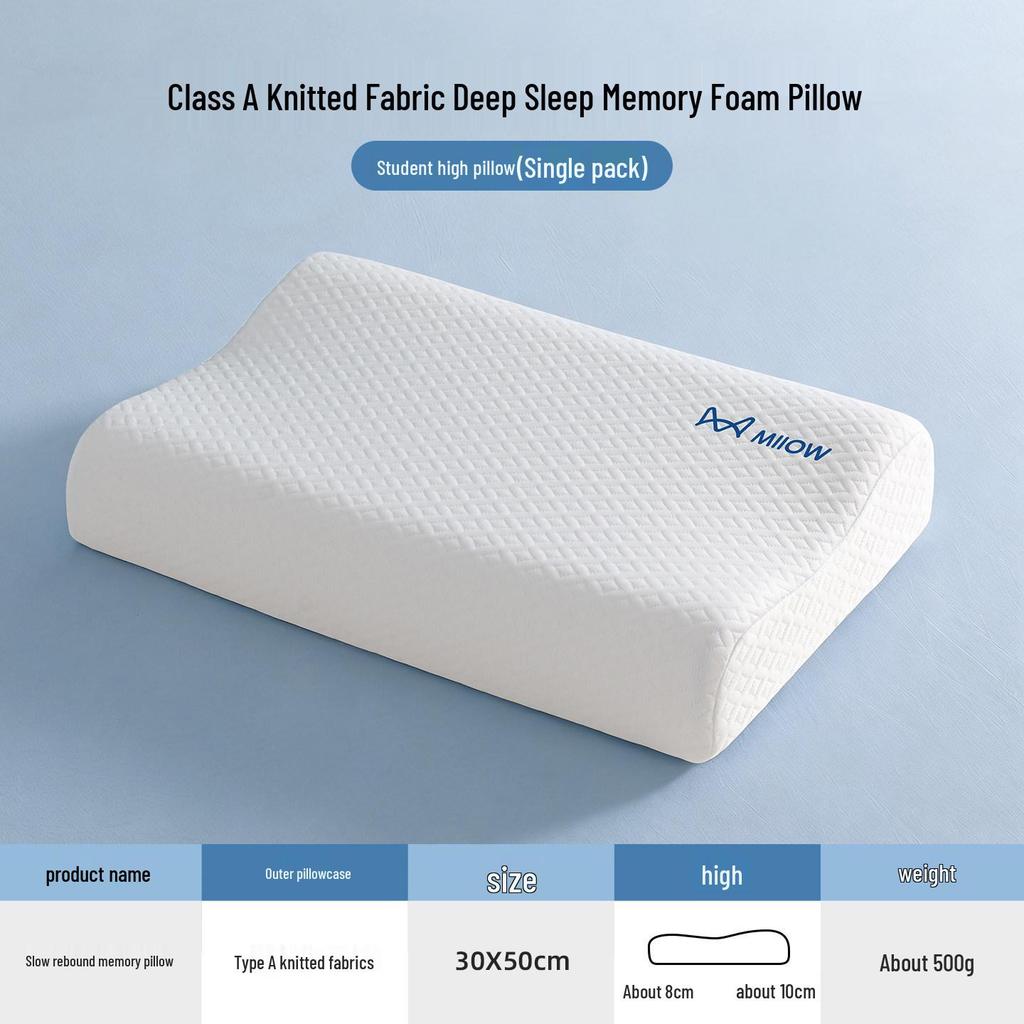 High-Grade Memory Foam Pillow for Neck Support and Enhanced Sleep