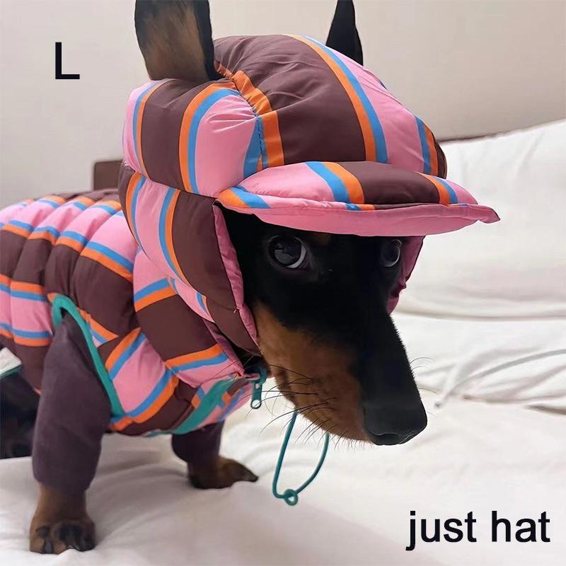 

Autumn Winter Warm Pet Clothing Stripe Double Sided Wearable Dogs Cats Wadded Jacket Cute Soft Thickened Small Dog Cotton Coat