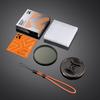 K&F CONCEPT K Series 49-82mm Filters UV/CPL/ND2-400/Black-Mist 1/4 Cap Clean Cloths Camera Lens Filter Set for Nikon Canon Leica