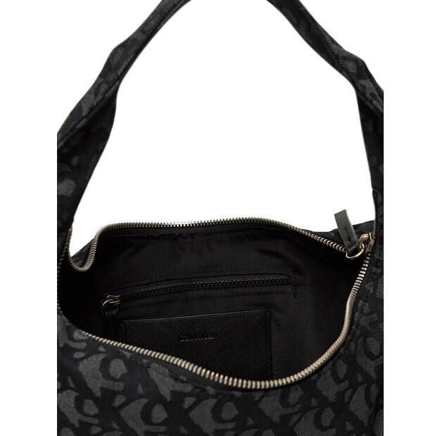 Bag Calvin Klein Calvin Klein Ckj Monogram Pinched Medium Shou LV04F3206G Black