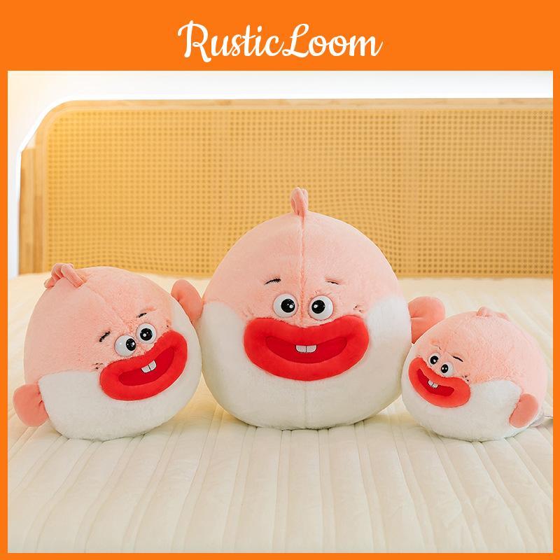 Cute Fish Clown Plush Toy Big Mouth Chubby Doll Children Comfort Gifts Girl