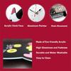 Wall Clock Creative DIY Cat Acrylic Wall Clock with Swing Tail Pendulum for Living Room Bedroom Kitchen Home Décor