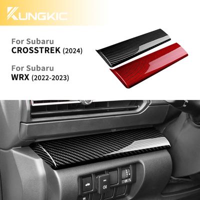 Echter Hart-Kohlefaser-Aufkleber für Subaru Crosstrek 2024 Für Impreza 2024 WRX/WRX STI 2022 2023 Auto Fahrer Links Verkleidung Zubehör
