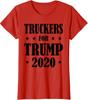 Truckers for Trump 2020 Proud Election Political Ladies' Crewneck T-Shirt Unisex T-Shirt