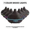 550ml Wood Color USB  Diffuser, Essential Oil Diffuser with 7 Color LED Lights & Remote Control, USB Powered Air Humidifier