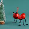 Metal Ant Garden Decoration Set, Indoor and Outdoor Wall Decoration Murals, 3D Sculpture Ant Art, Garden Courtyard Fence Decoration